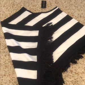 Black and White Shawl